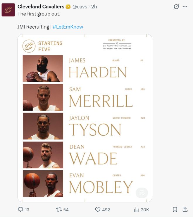 哈登36分率骑士狂胜公牛 末节关键中投锁定胜局