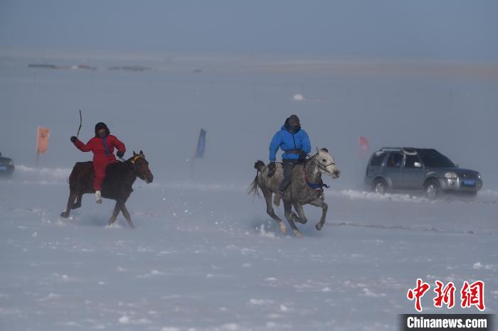 锡林郭勒草原开启冬季蒙古马超级联赛，展现草